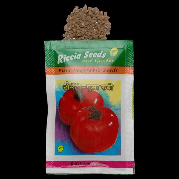 Tomato - Pusa ruby seeds - small kitchen garden seeds packets